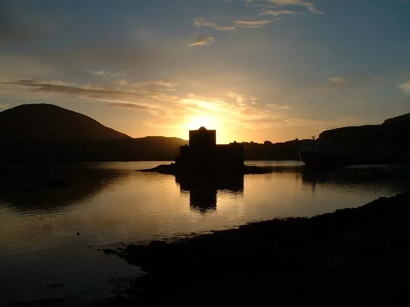 The end of the day on Barra
