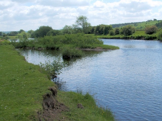 The banks of the Clyde, a major river of Scotland
