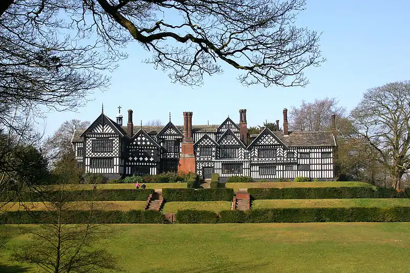 Bramall Hall seen from the south east