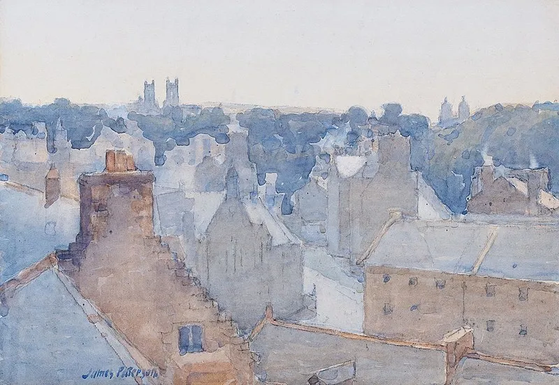 Edinburgh The Dean, Watercolour, 1933