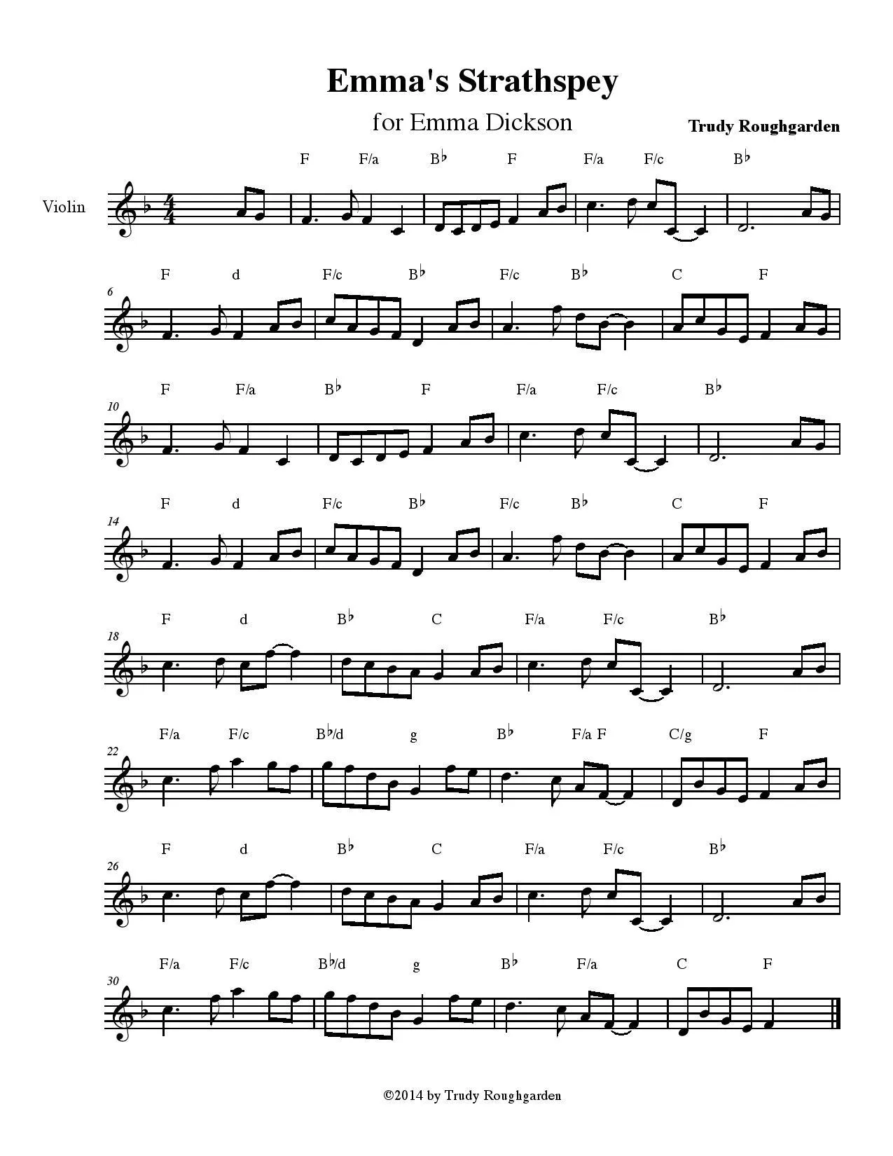 Emma's Strathspey