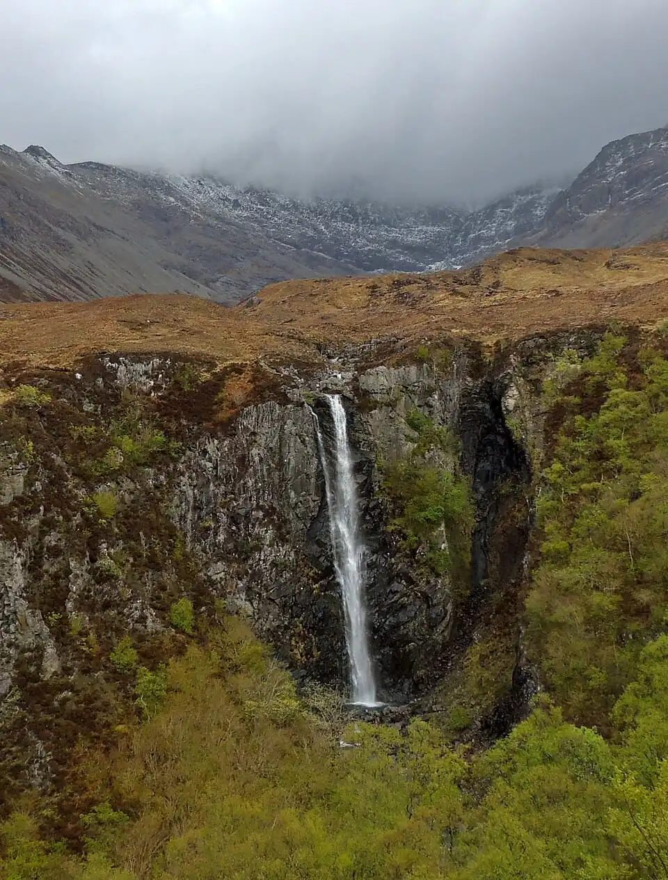 Eas Mòr Waterfall in Glen Brittle, Isle of Skye, 2013