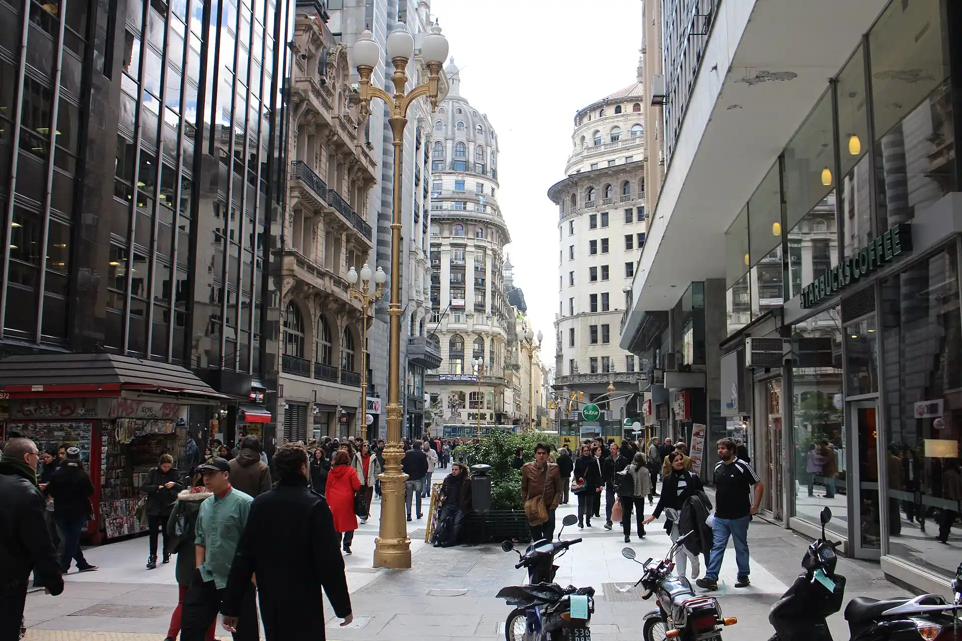 Florida Street, central Buenos Aires, Argentina