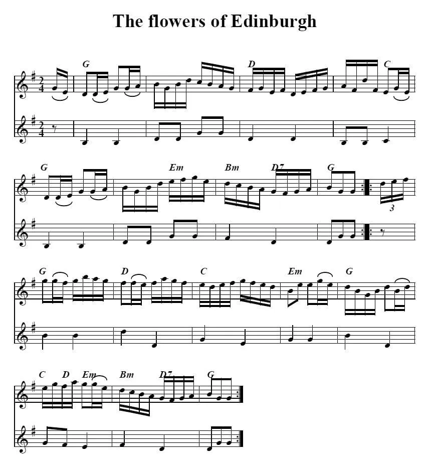 The Flowers Of Edinburgh Song