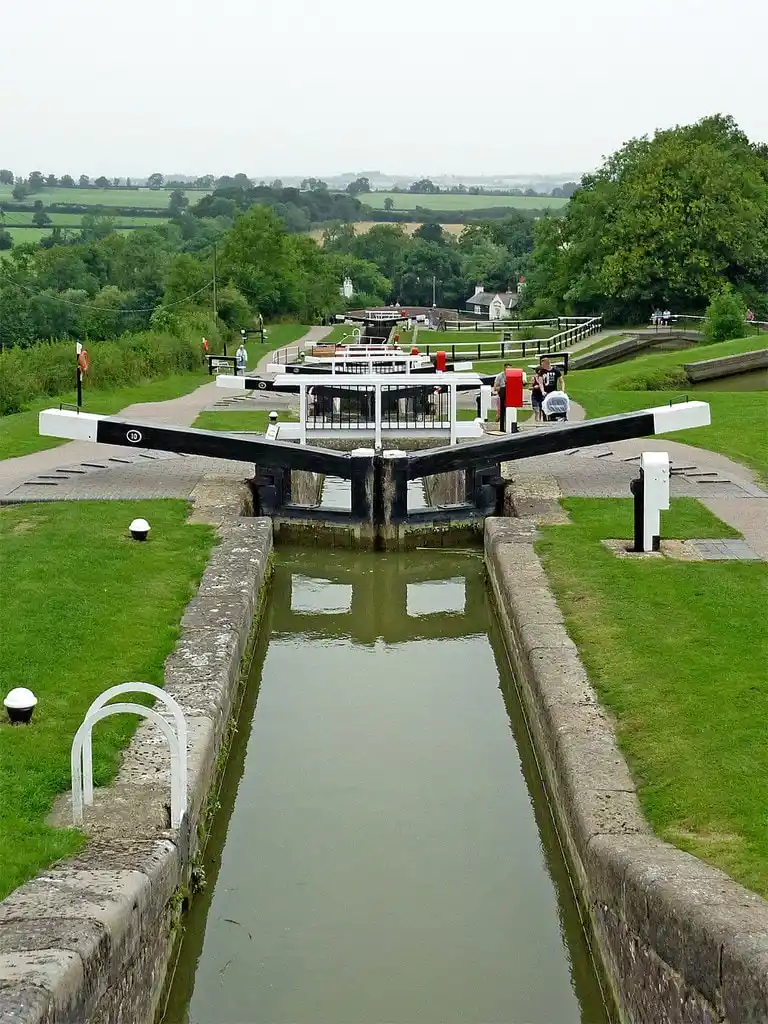 Staircase Locks At Foxton In Leicestershire