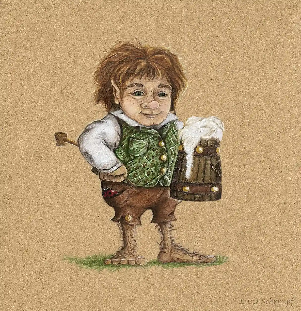 Hobbit drawing from lucie schrimpf