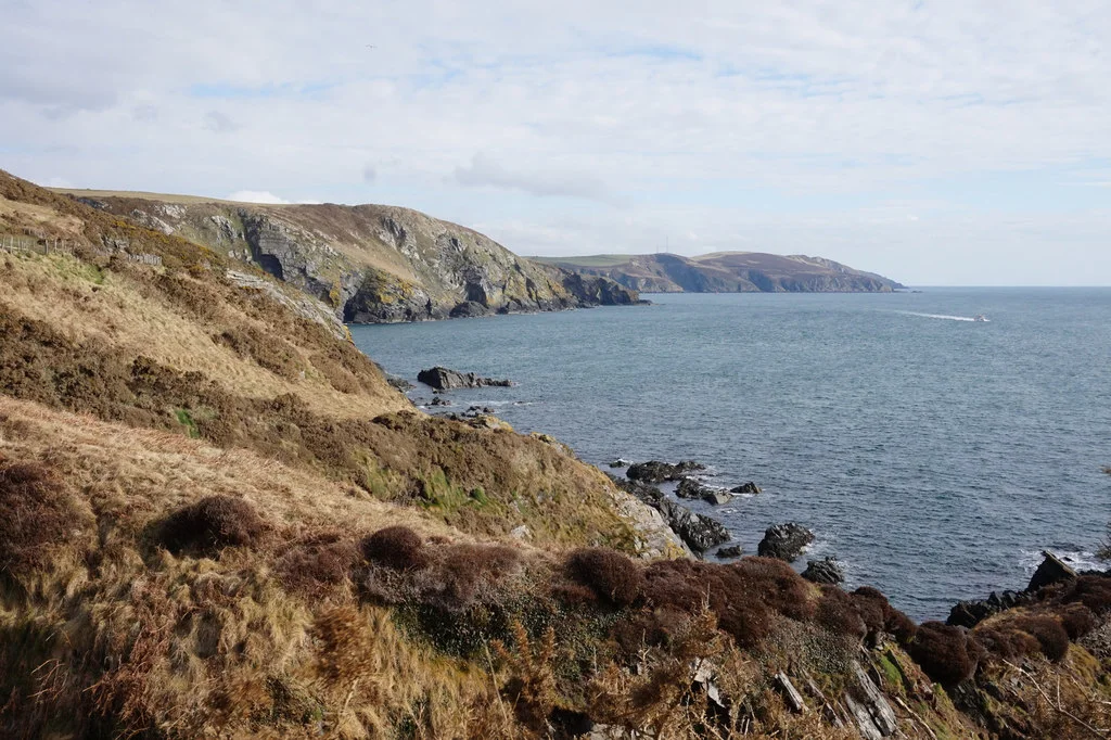Coast line near Santon Head, Isle of Man