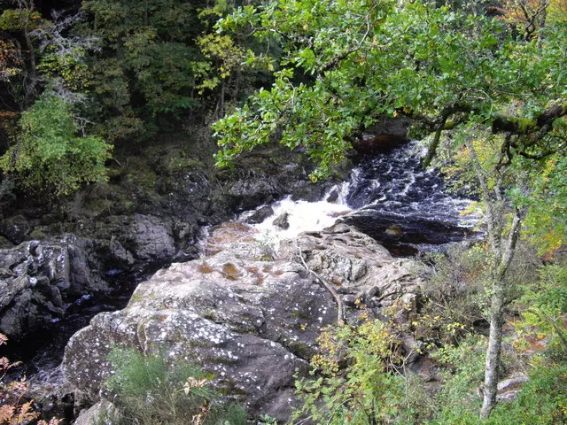 Donald MacBean jumped across the river, at this place still called the Soldier's Leap