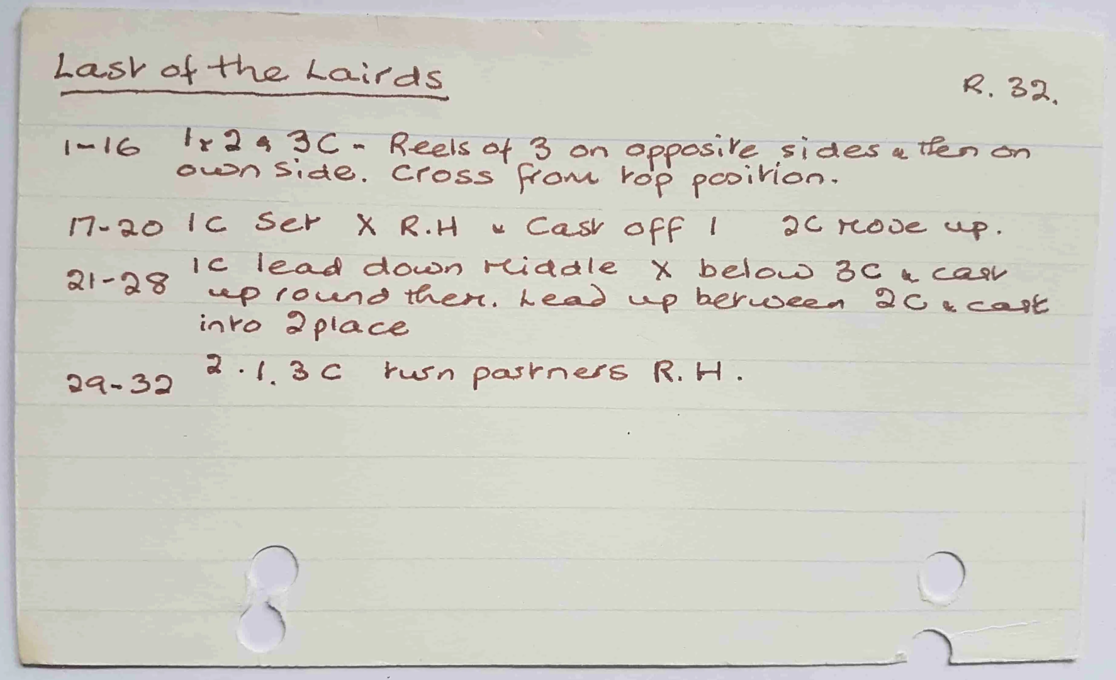 The Last Of The Lairds Crib