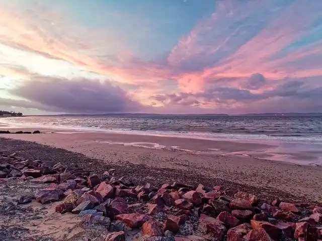 Sunset Over Nairn West Beach
