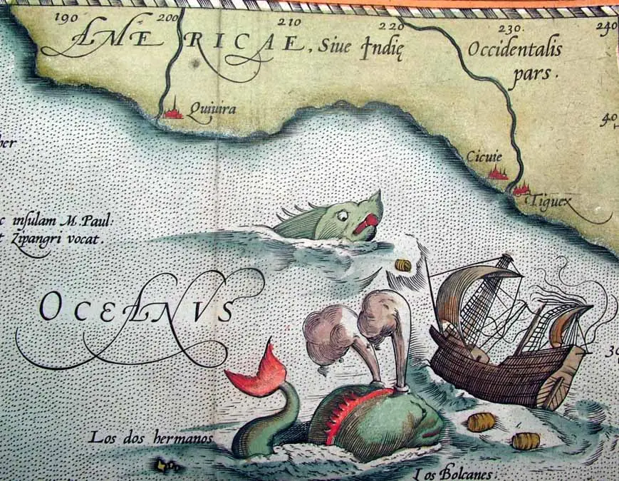 Indiae Orientalis, Insularumque Adiacientium Typus, Theatrum Orbis Terrarum of Abraham Ortelius, 1603 Latin edition