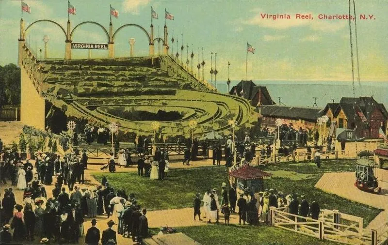 Original fairground ride, Virginia Reel
