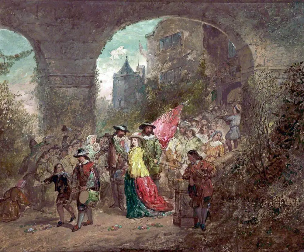John Pettie (1839-1893) - Wedding Procession - Williamson Art Gallery and Museum