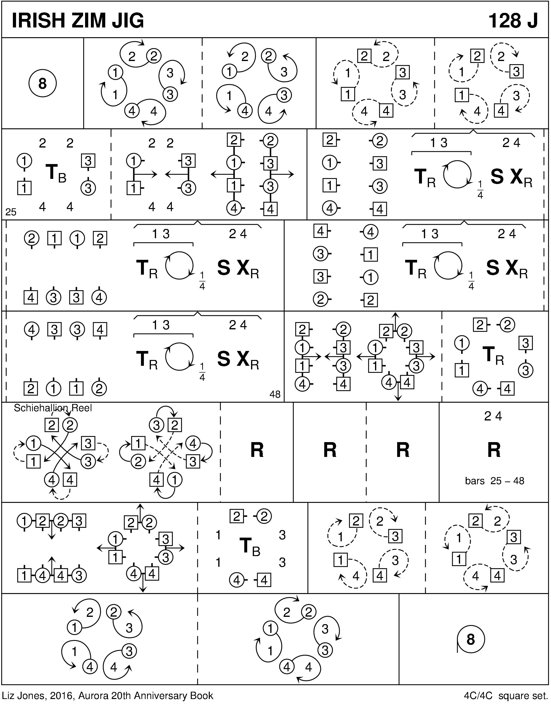 Irish Zim Jig Keith Rose's Diagram