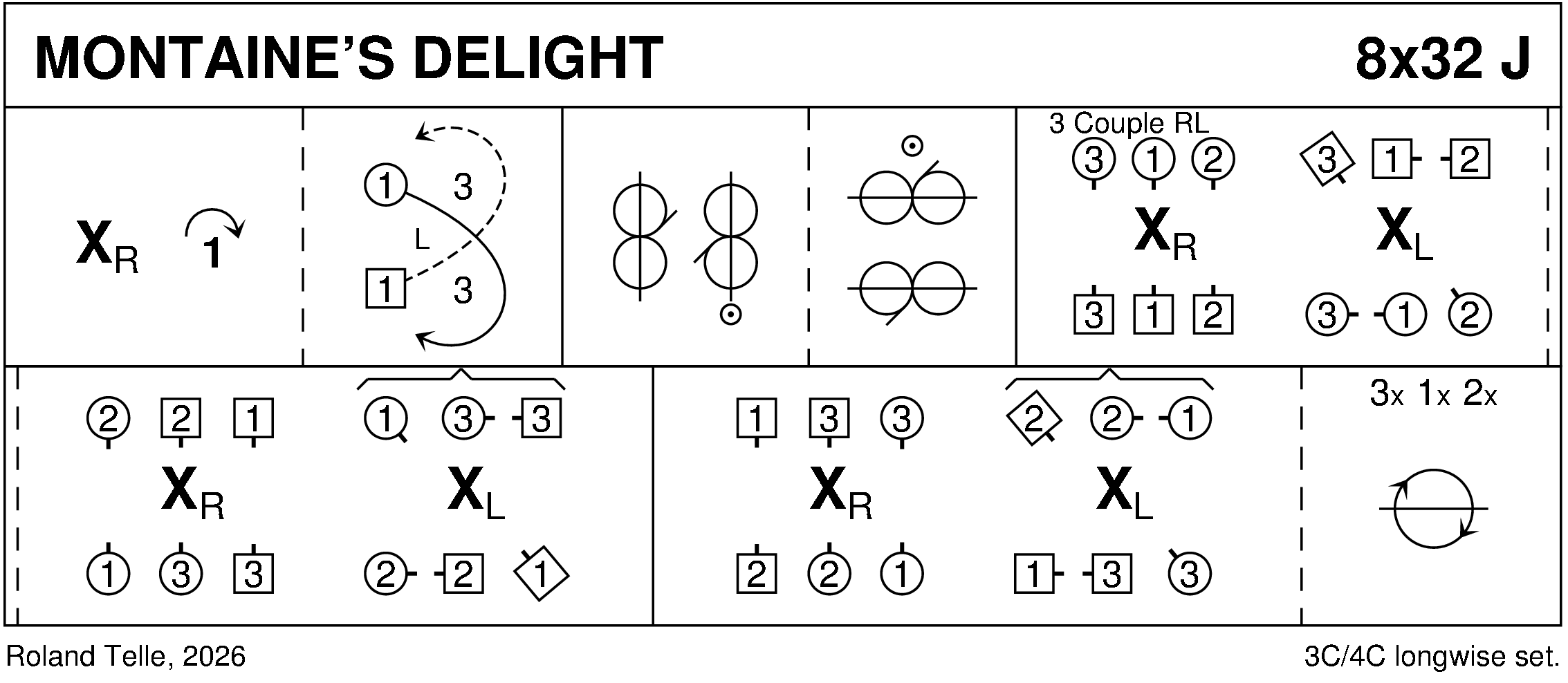 Montaine's Delight Keith Rose's Diagram