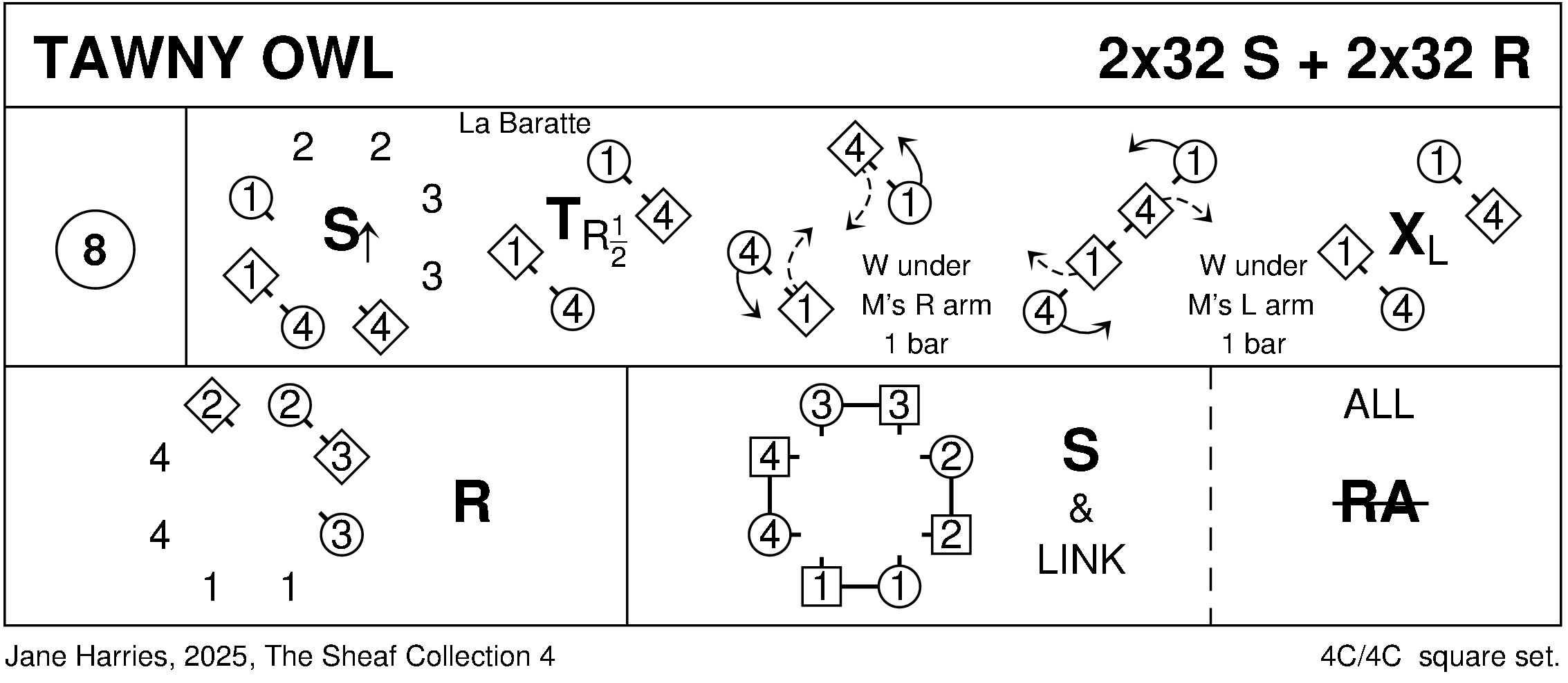 Tawny Owl Keith Rose's Diagram